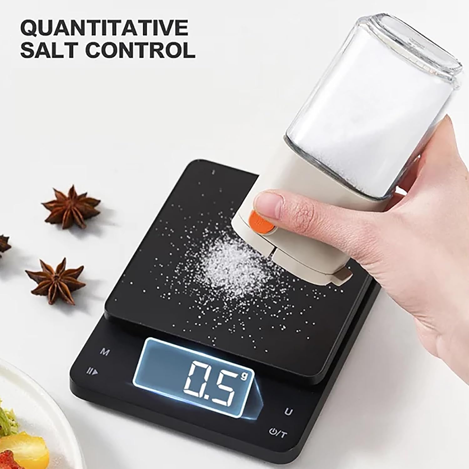 Amposei Multifunctional Salt Seasoning Dispenser
