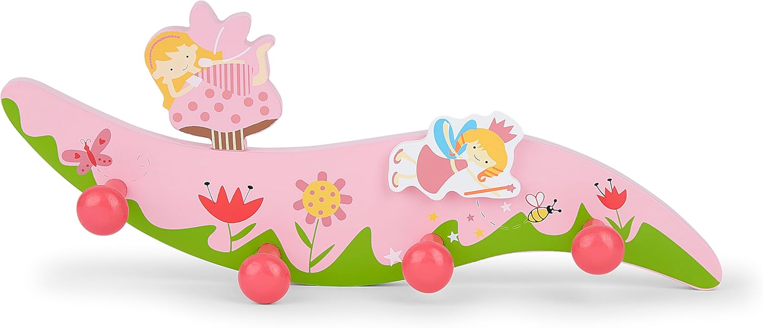 Mousehouse Gifts Fairy Themed Coat Hooks for Kids Bedroom
