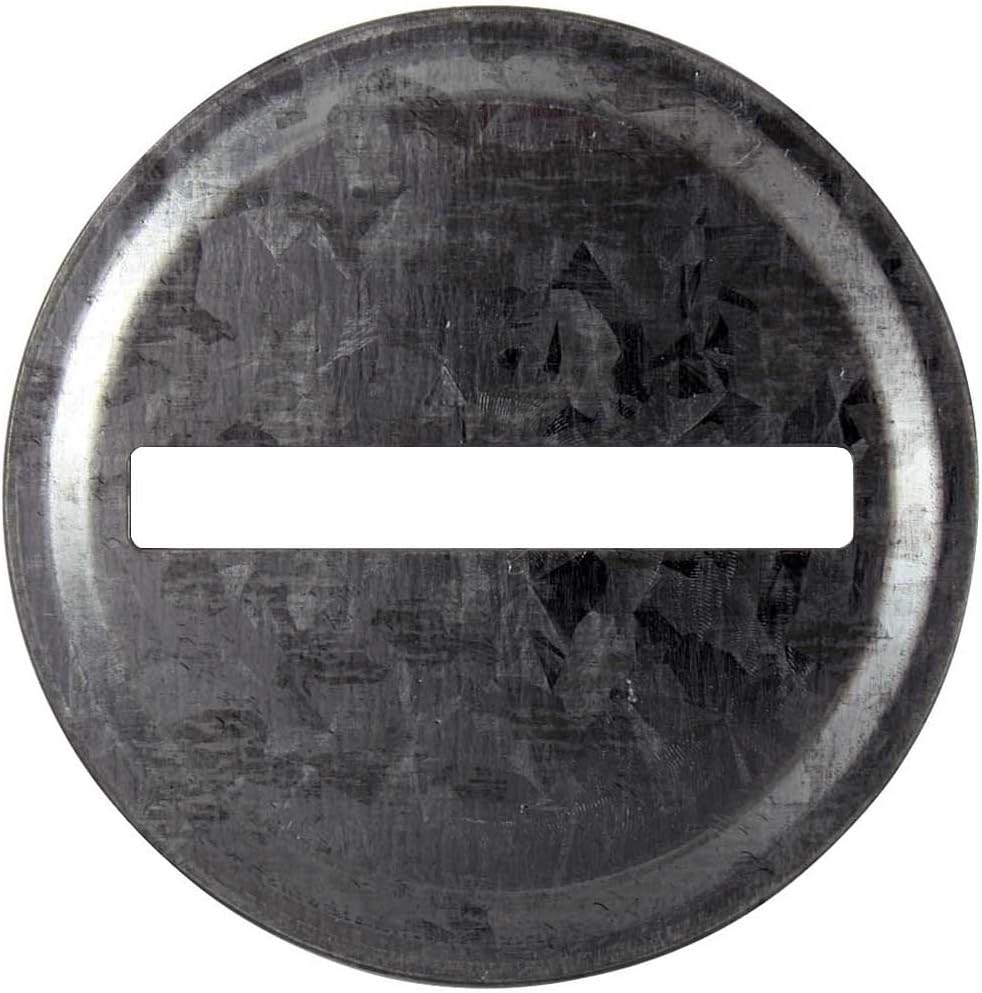 Coin Slot Bank Galvanized Metal Lid Inserts 10 Pack 1