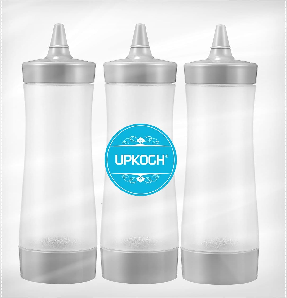 UPKOCH 3 Pcs Squeeze Condiment Bottles