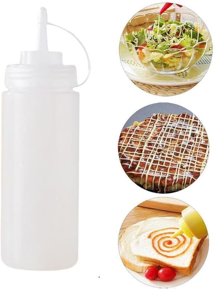 240Ml Condiment Squeeze Bottles Set of 1 1