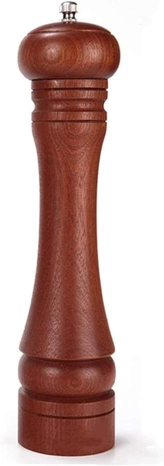 Solid Wood Pepper Mill with Adjustable Ceramic Grinding
