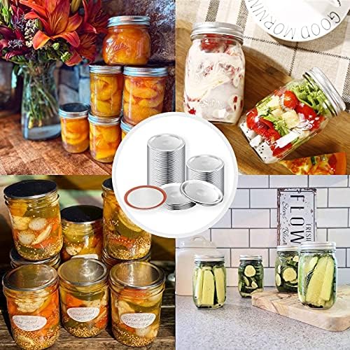 BenRain 100 Count Regular Mouth Canning Lids