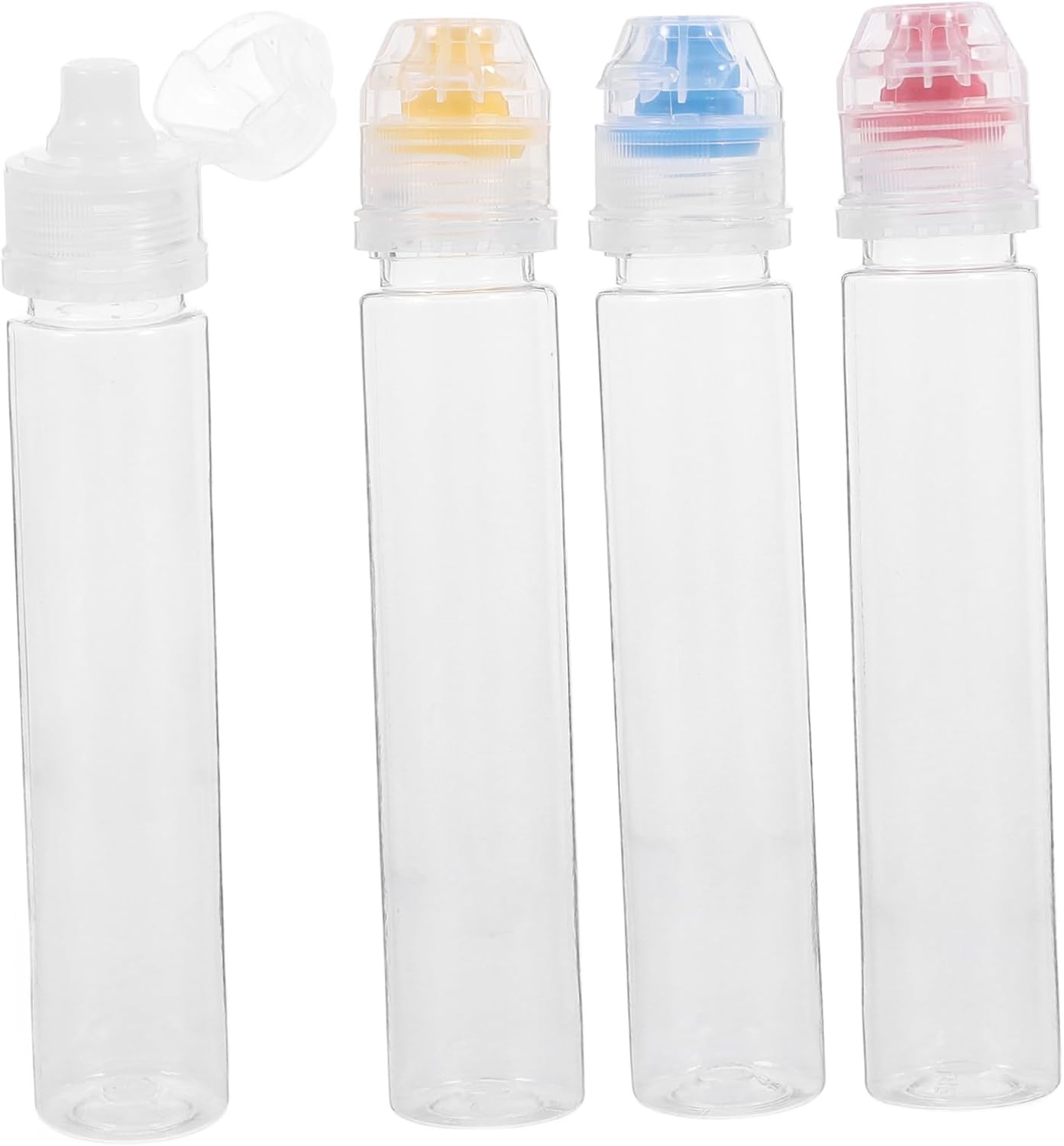 ULTECHNOVO 4PCS 2SET Mini Squeeze Condiment Bottles