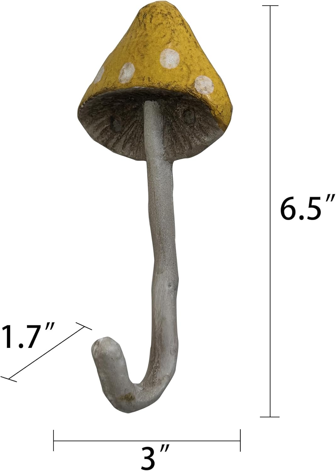 Bohemian Mushroom Wall Hook - Cute Triangle Decor