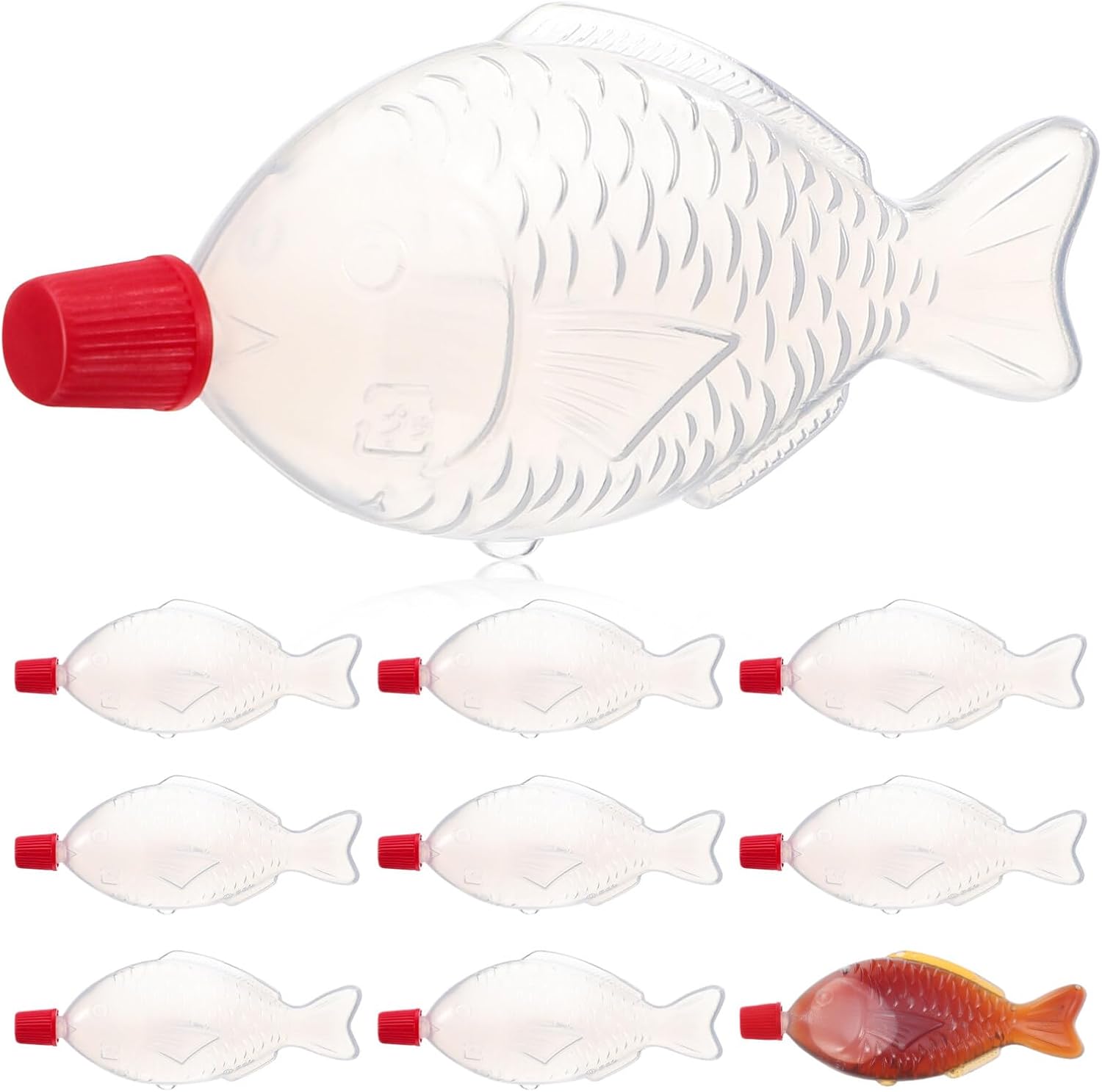 Zerodeko 100 PCS Condiment Squeeze Bottles