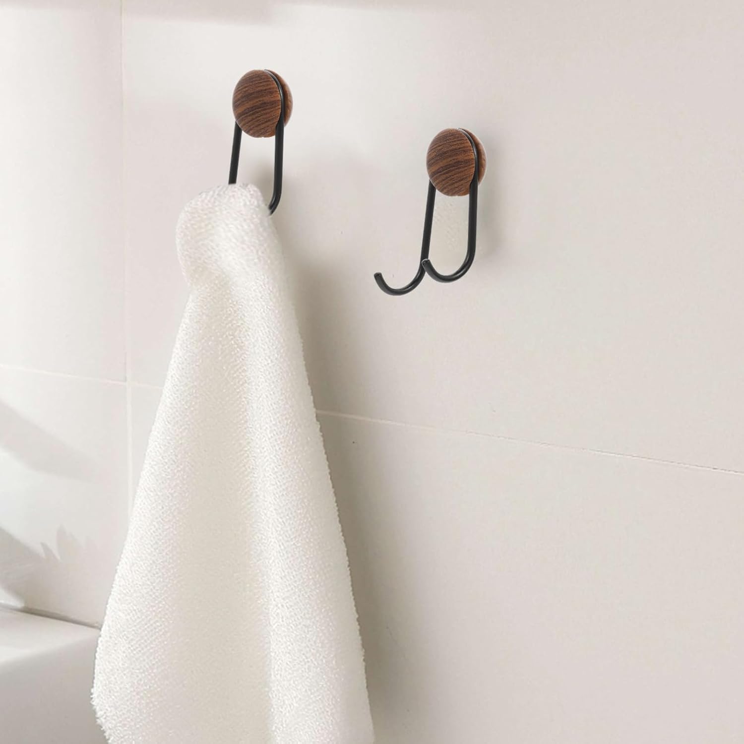 Healifty Self-Adhesive Wall Hook Stainless Steel 1