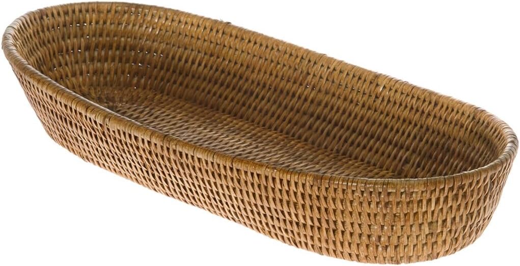 KOUBOO La Jolla Bread Basket Large Honey Brown 1
