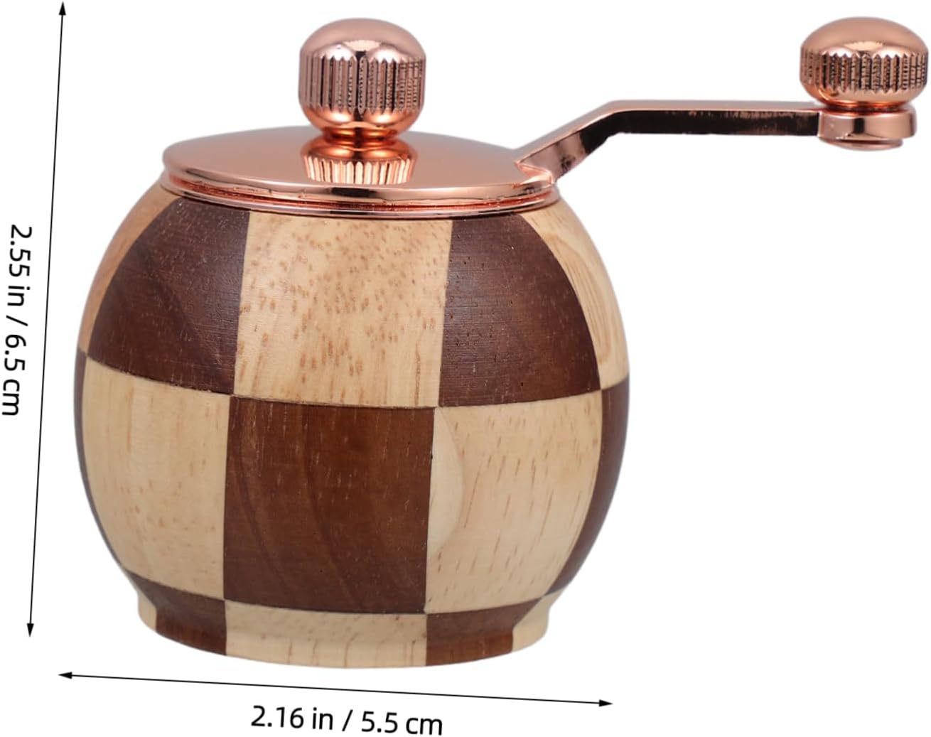 Mikinona Modern Wooden Pepper Grinder Set