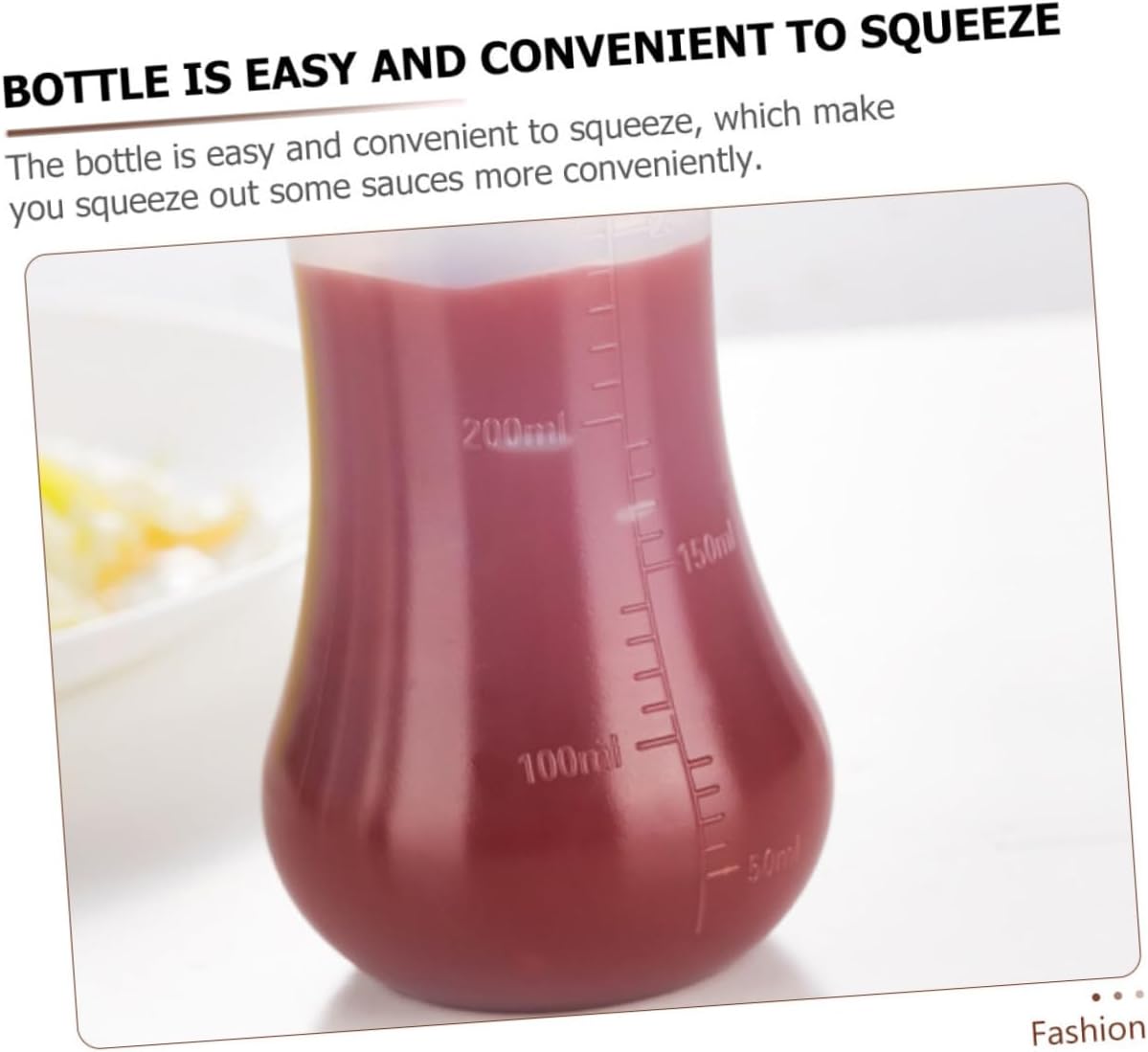 Mikinona Food Grade Condiment Squeeze Bottles