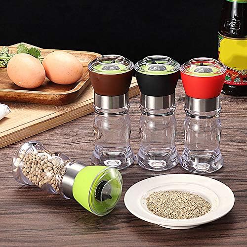 Fellibay 4Pcs Adjustable Ceramic Pepper Mill Set 1