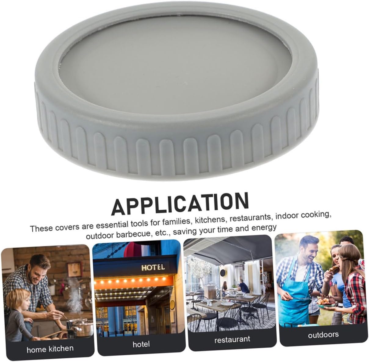 PHENOFICE 2 Pack Wide Mouth Mason Jar Lids Set for Canning