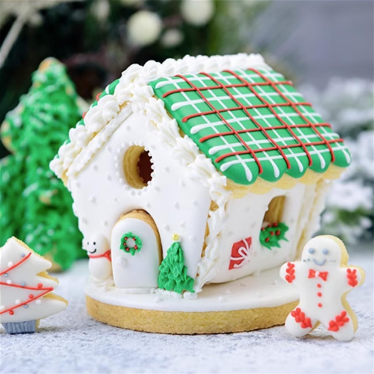 GGW 6PCS Food Grade Plastic Cookie Cutters