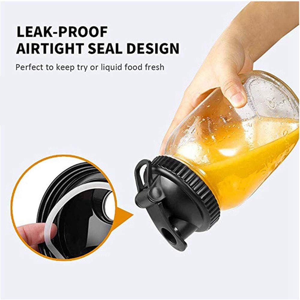 MinLia Reusable Mason Jar Lids with Seal