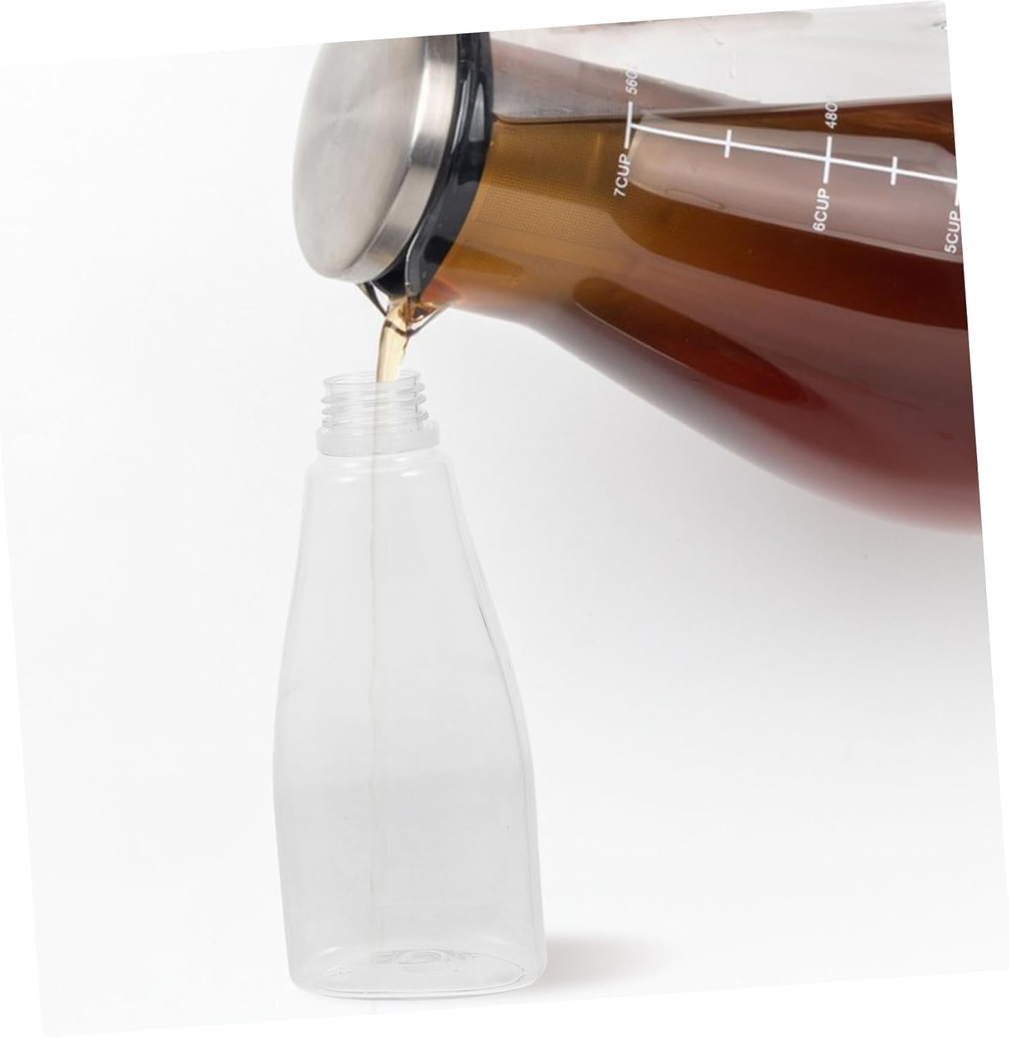 PartyKindom 8 Pcs Condiment Squeeze Bottles Set