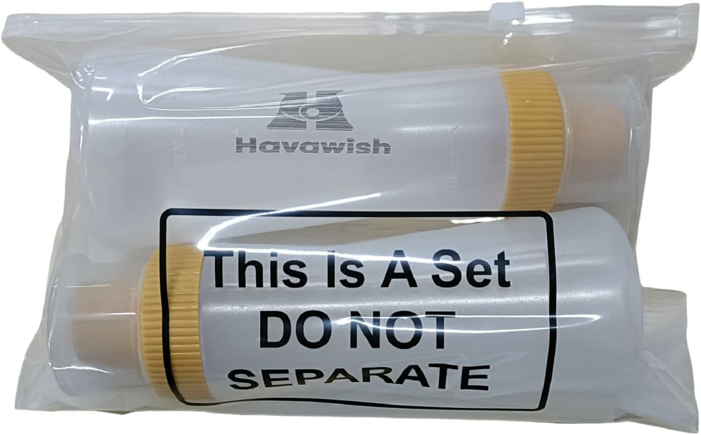 Havawish 2 Pcs 350ml Cake Syrup Squeeze Bottle with Sealing Lid