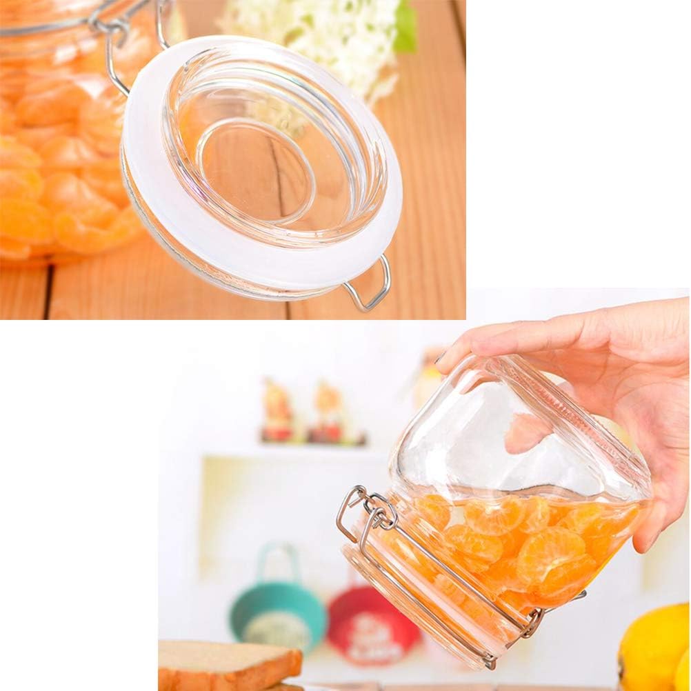 6Pcs White Silicone Canning Gasket Seals for Mason Jars