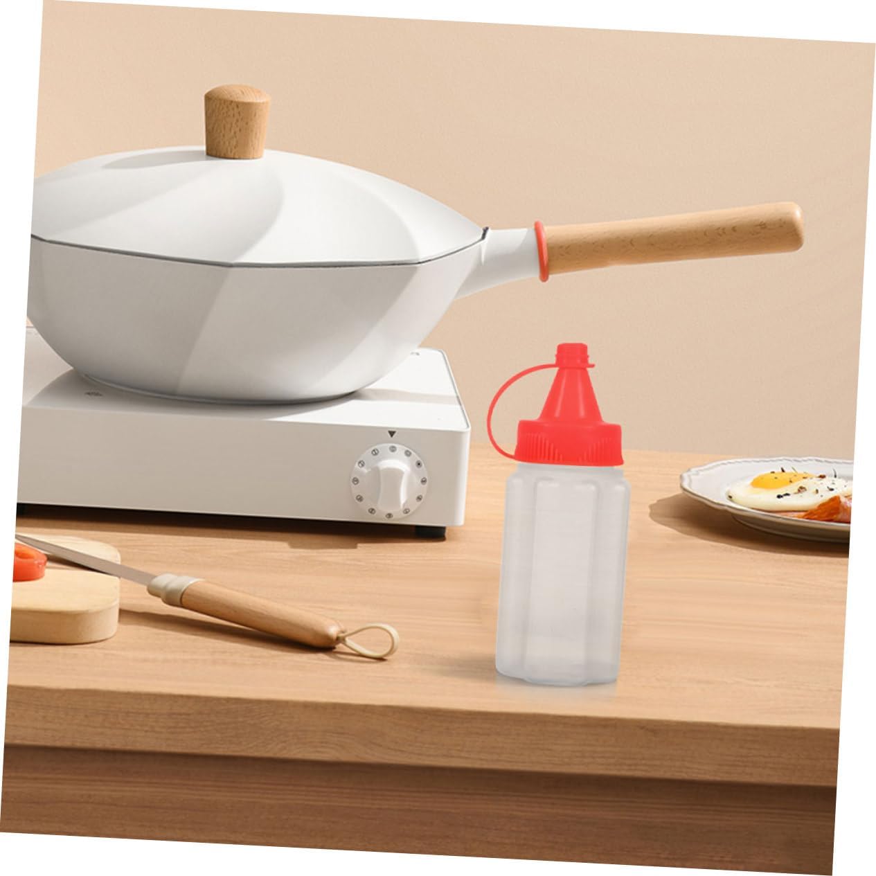 Mini Condiment Bottles Leak-Proof Portable Sauce Containers