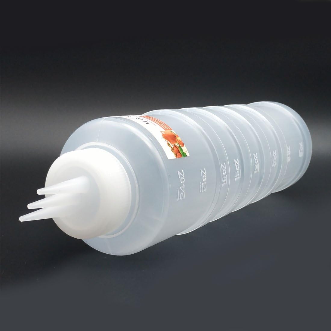 GARASANI 3 Hole Condiment Squeeze Bottle 24oz