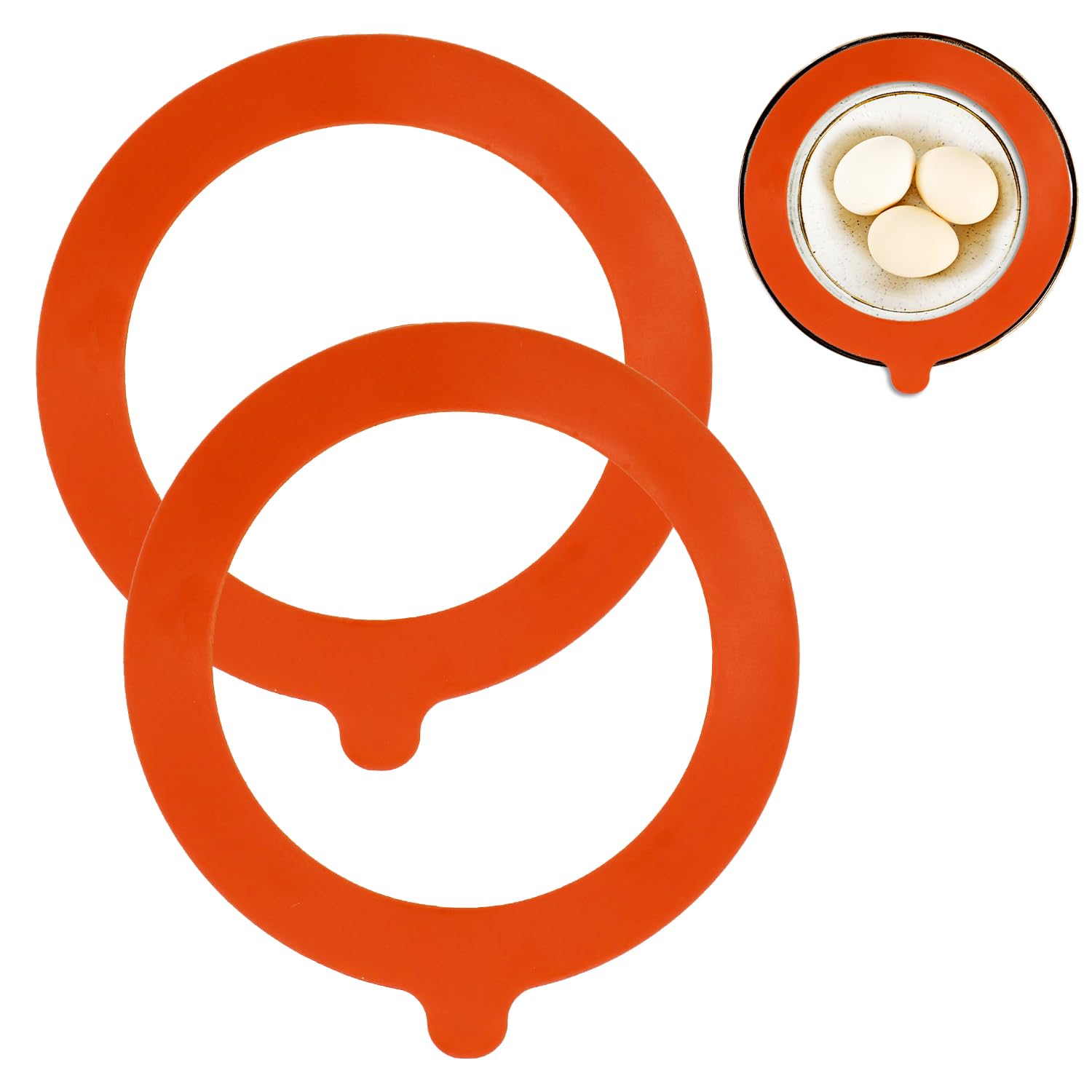 Dohia Silicone Jar Gaskets 375 Inch Airtight Seals