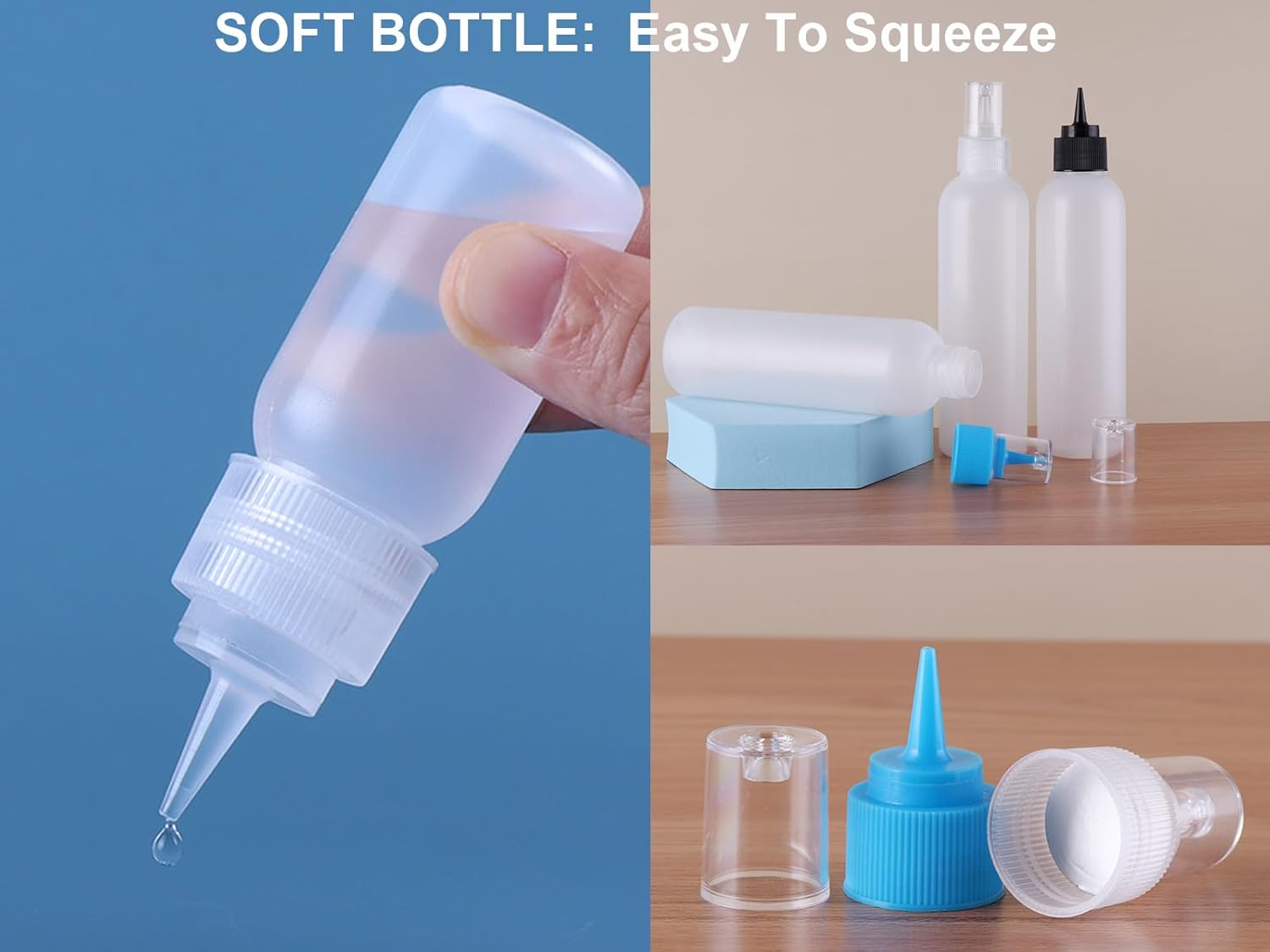 Morneve Writer Bottles 8PCS Set for Baking Decorating