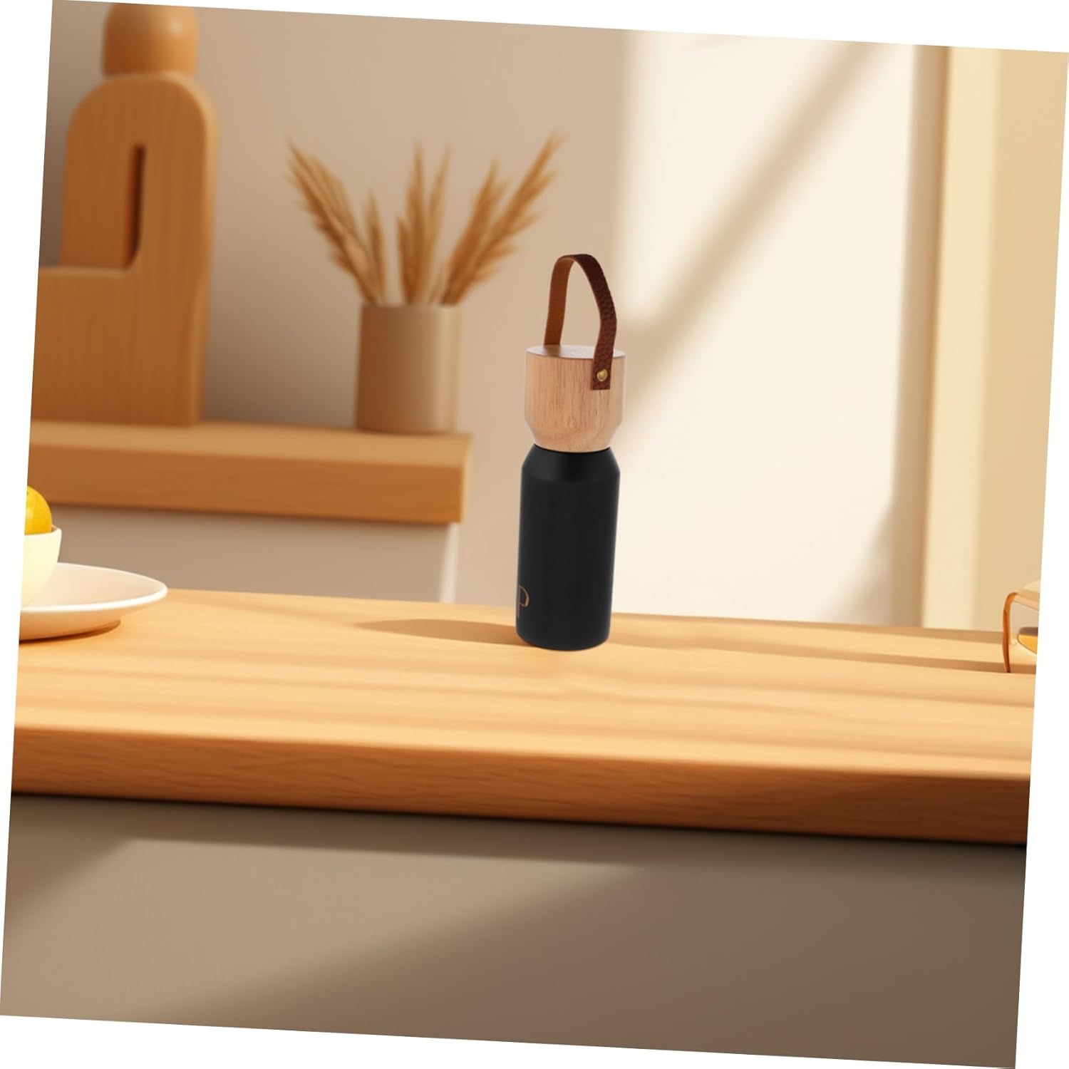 SHOWERORO Wooden Pepper Grinder for Home Kitchen