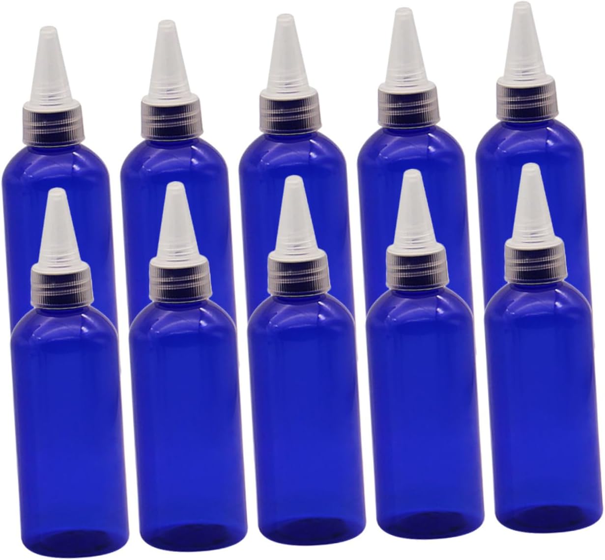 DECHOUS 10 Pack Plastic Condiment Squeeze Bottles for Ketchup Mustard Dressing
