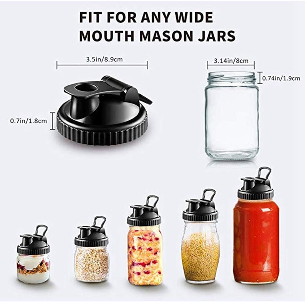 MinLia Reusable Mason Jar Lids with Seal