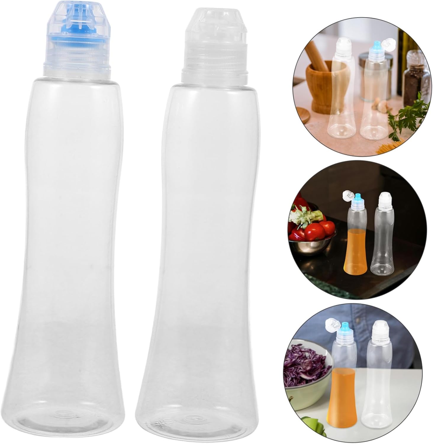 OKUMEYR 4 Pack Honey Dispenser Bottles 380g 1