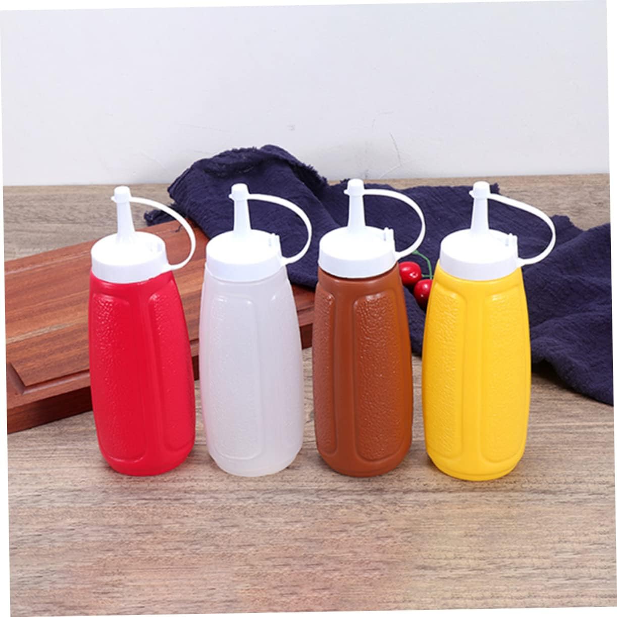 GRIRIW Jam Squeeze Bottle Lid for Condiments Salad Dressing