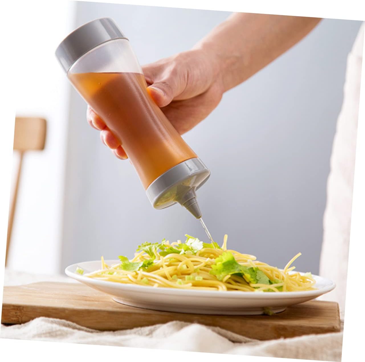 VINTORKY 350ml Condiment Squeeze Bottles Set