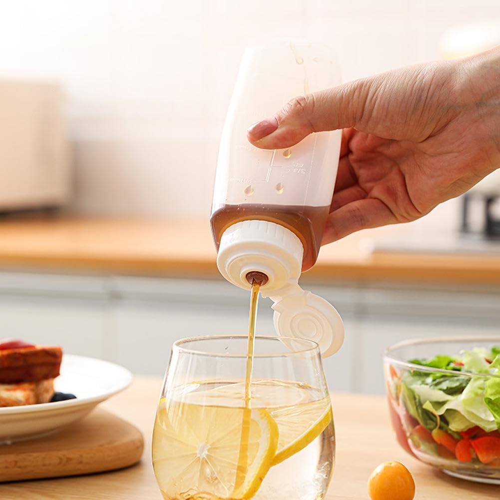 ZHOSXRC 300ML BPA-Free Condiment Squeeze Bottle
