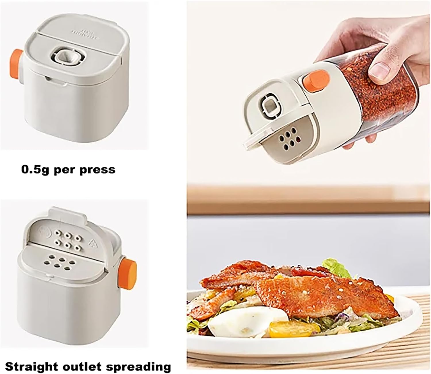 Amposei Multifunctional Salt Seasoning Dispenser