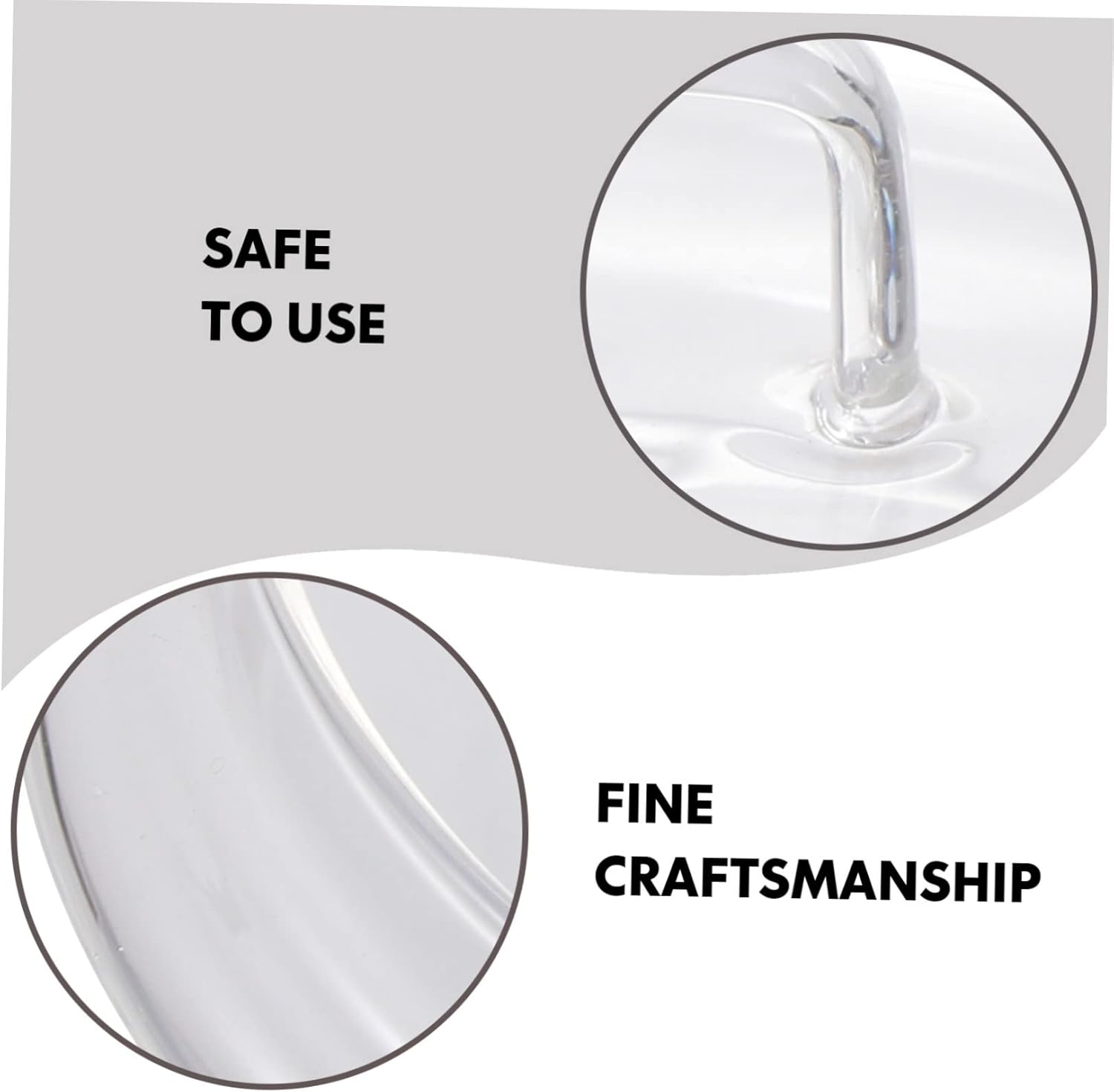 GRADENEVE Airtight Glass Jar Lids 2 Pack Sturdy Easy to Clean