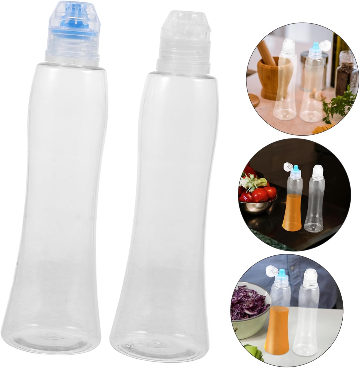 PartyKindom 4pcs Honey Squeeze Bottle Set