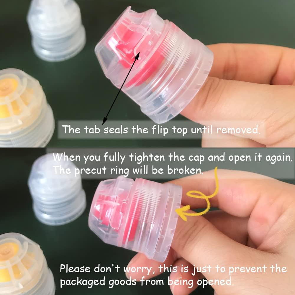 4pcs Slim Honey Squeeze Bottle Condiment Containers