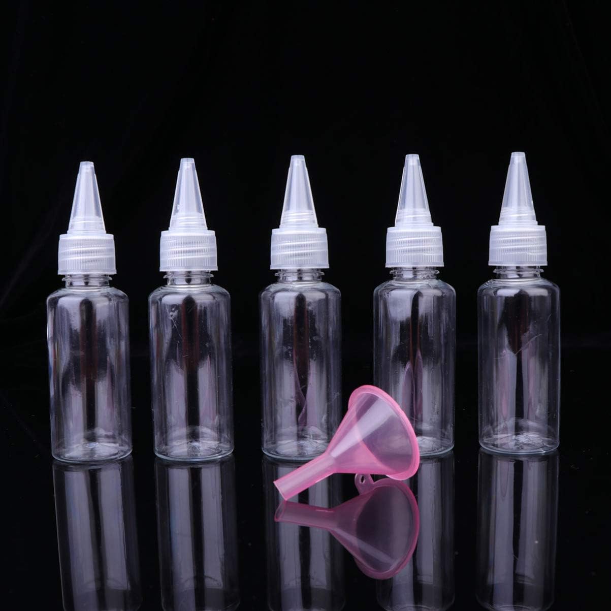 Cabilock 20pcs Condiment Squeeze Bottles with Cap and Lid