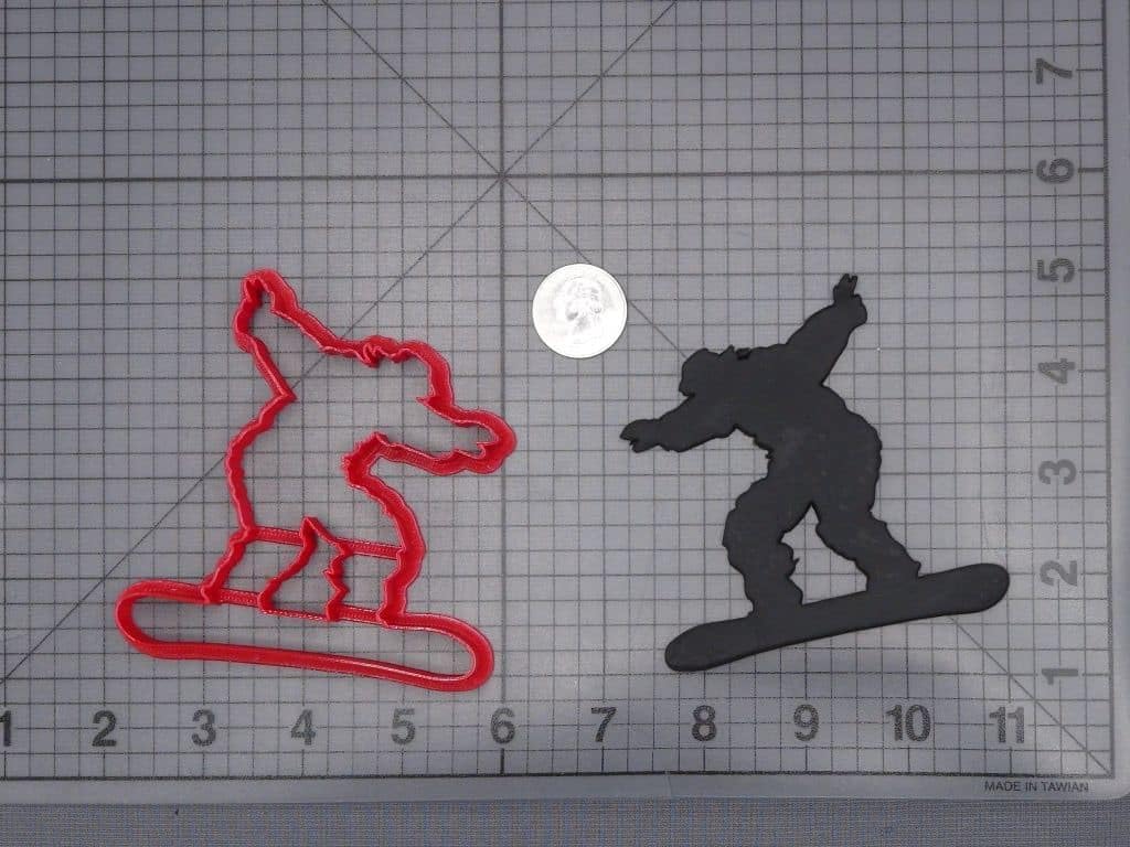 Snowboarding 266-I725 Cookie Cutter Shape