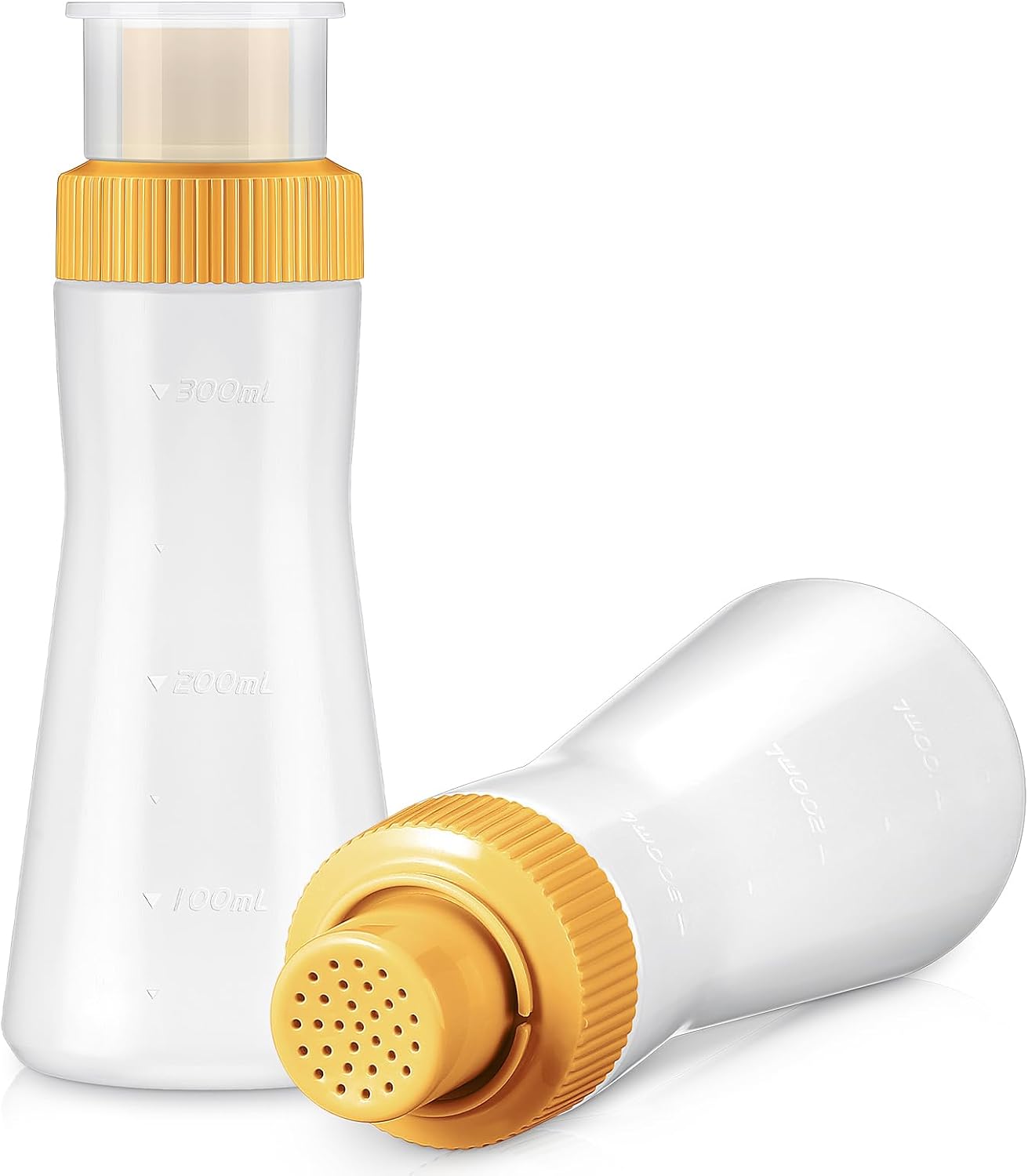 Havawish 2 Pcs 350ml Cake Syrup Squeeze Bottle with Sealing Lid