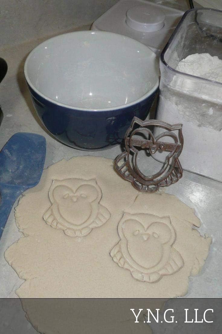BABY WOODLAND ANIMALS COOKIE CUTTERS - Fox Deer Raccoon Owl Set of 4