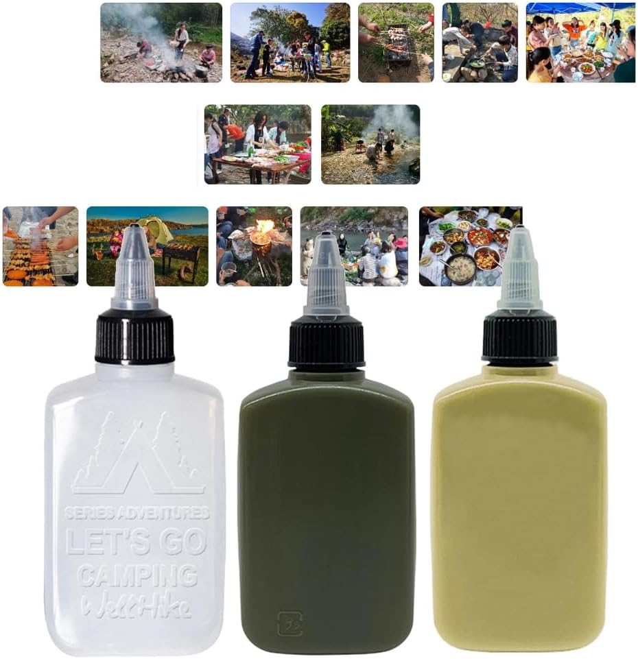 Vdaxvme 100ml Leakproof Condiment Dispensing Bottle