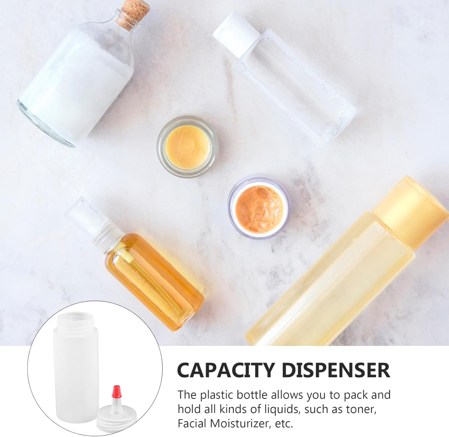 COHEALI 6Pcs Empty Squeeze Bottles with Tip Caps 1