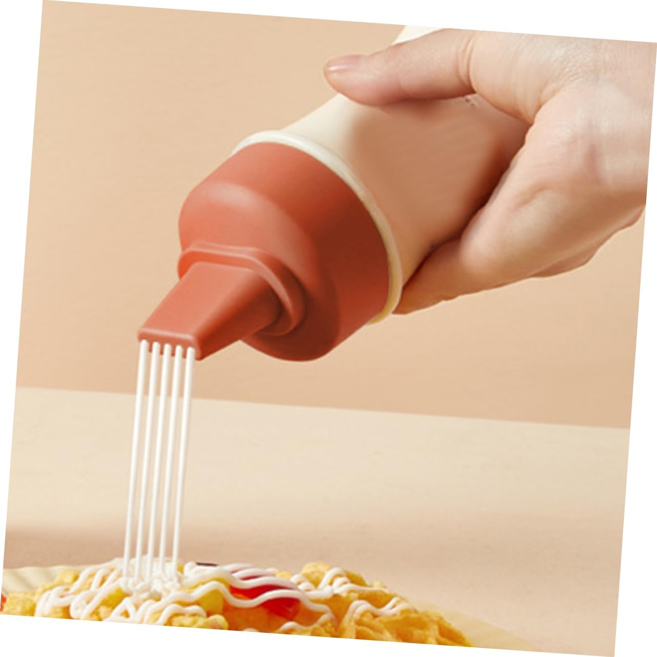 Zerodeko 5-Hole Condiment Squeeze Bottle 350ml