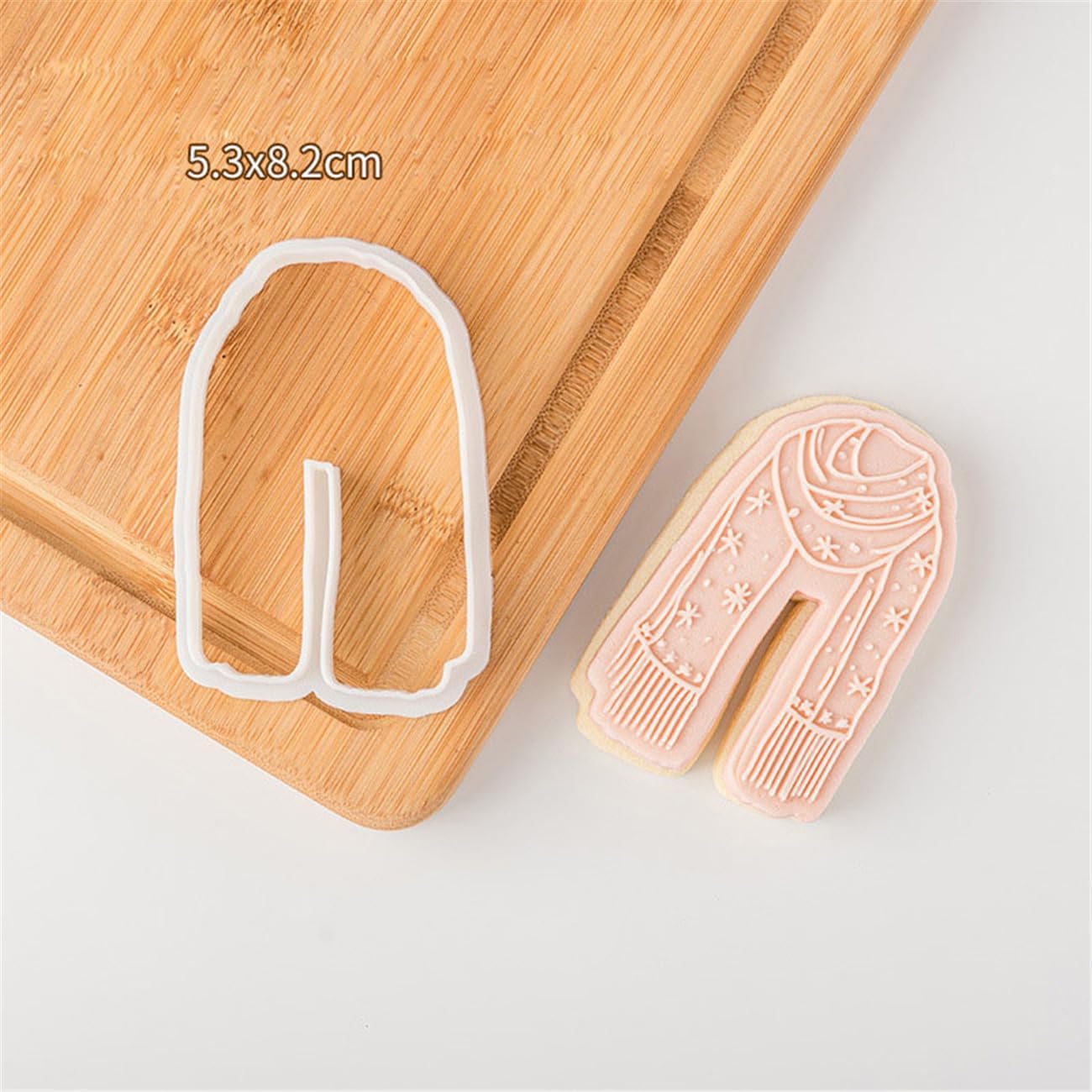 4PCS Plaque Frame Fondant Stamp Cookie Cutter Set for Baking and Crafting
