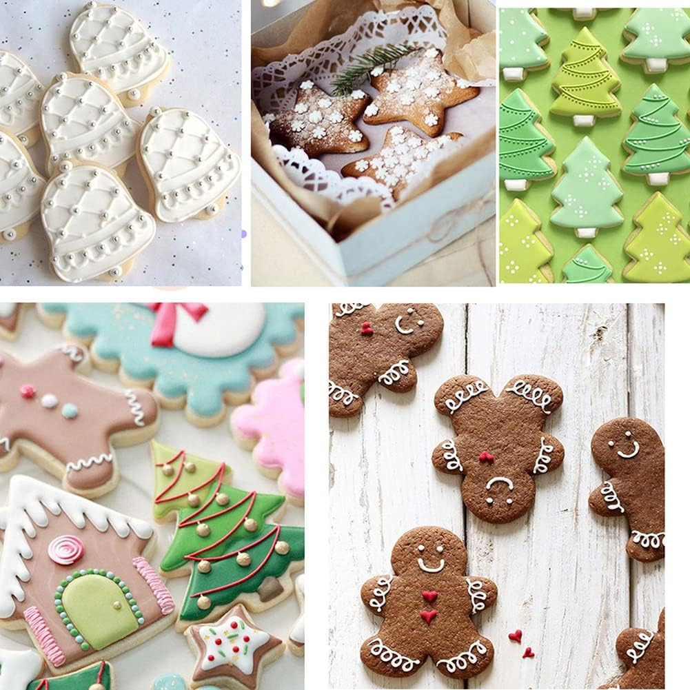 KALAIEN 25Pcs Christmas Cookie Cutter Set
