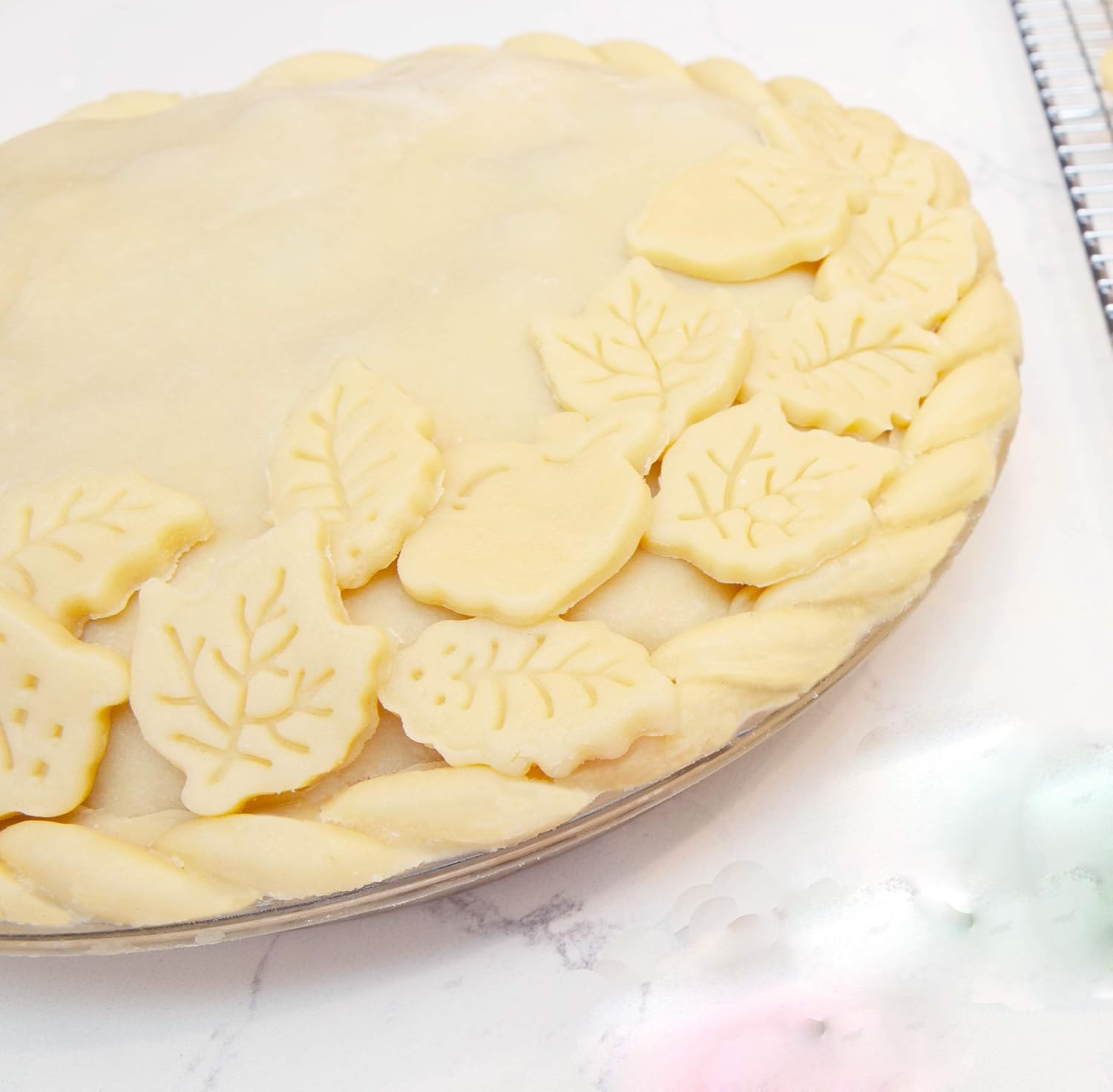 Talisman Designs Plunger Pie Crust Cutters 4-Piece Set
