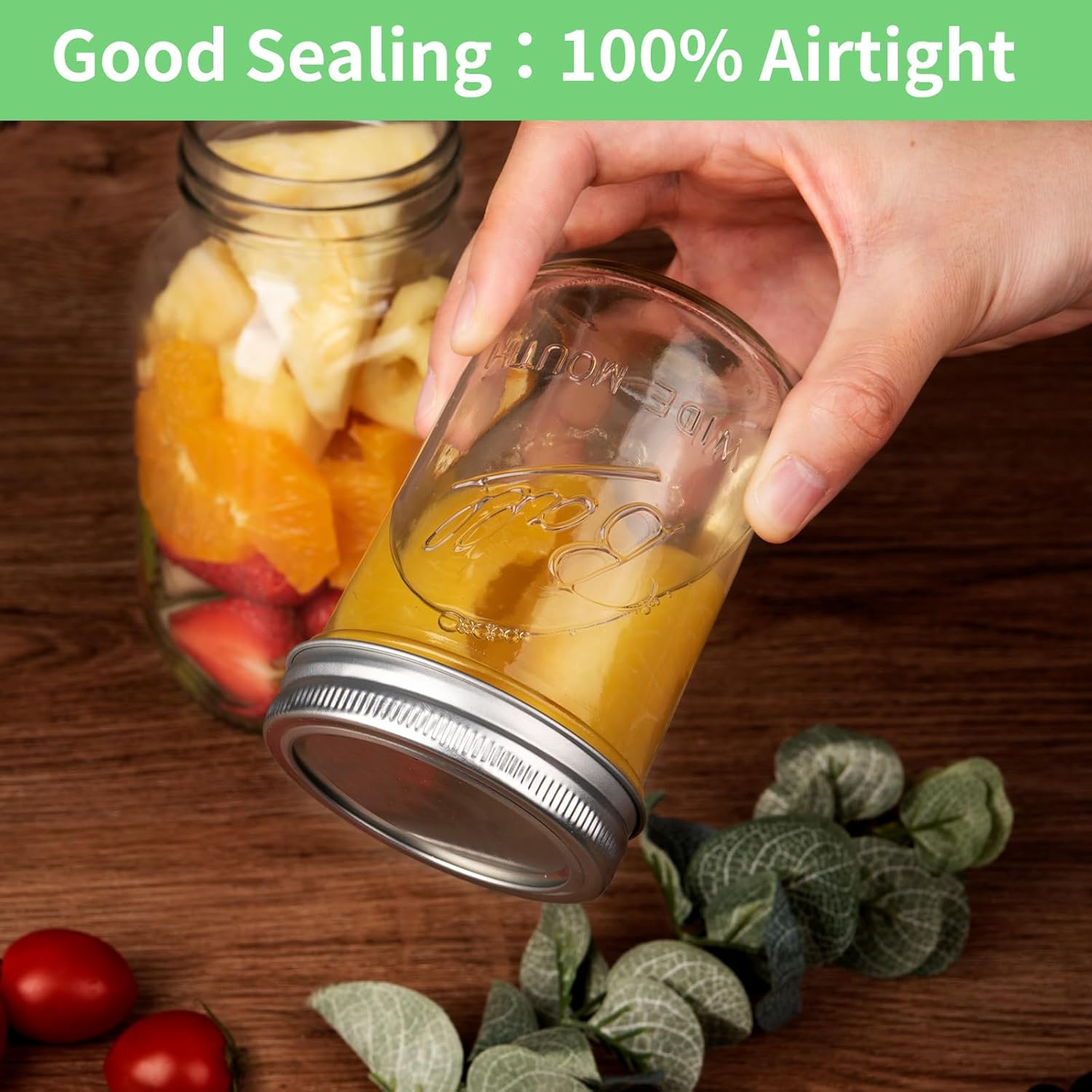 Ceephouge 48 Pcs Canning Lids and Rings Set