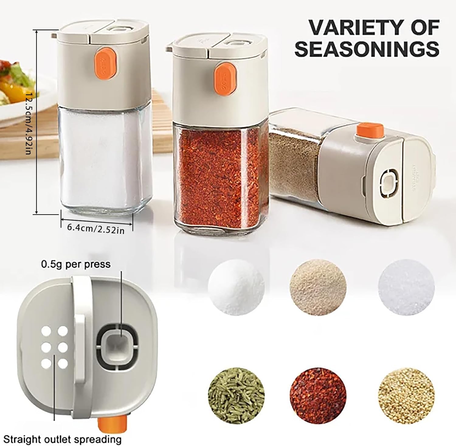 Amposei Multifunctional Salt Seasoning Dispenser