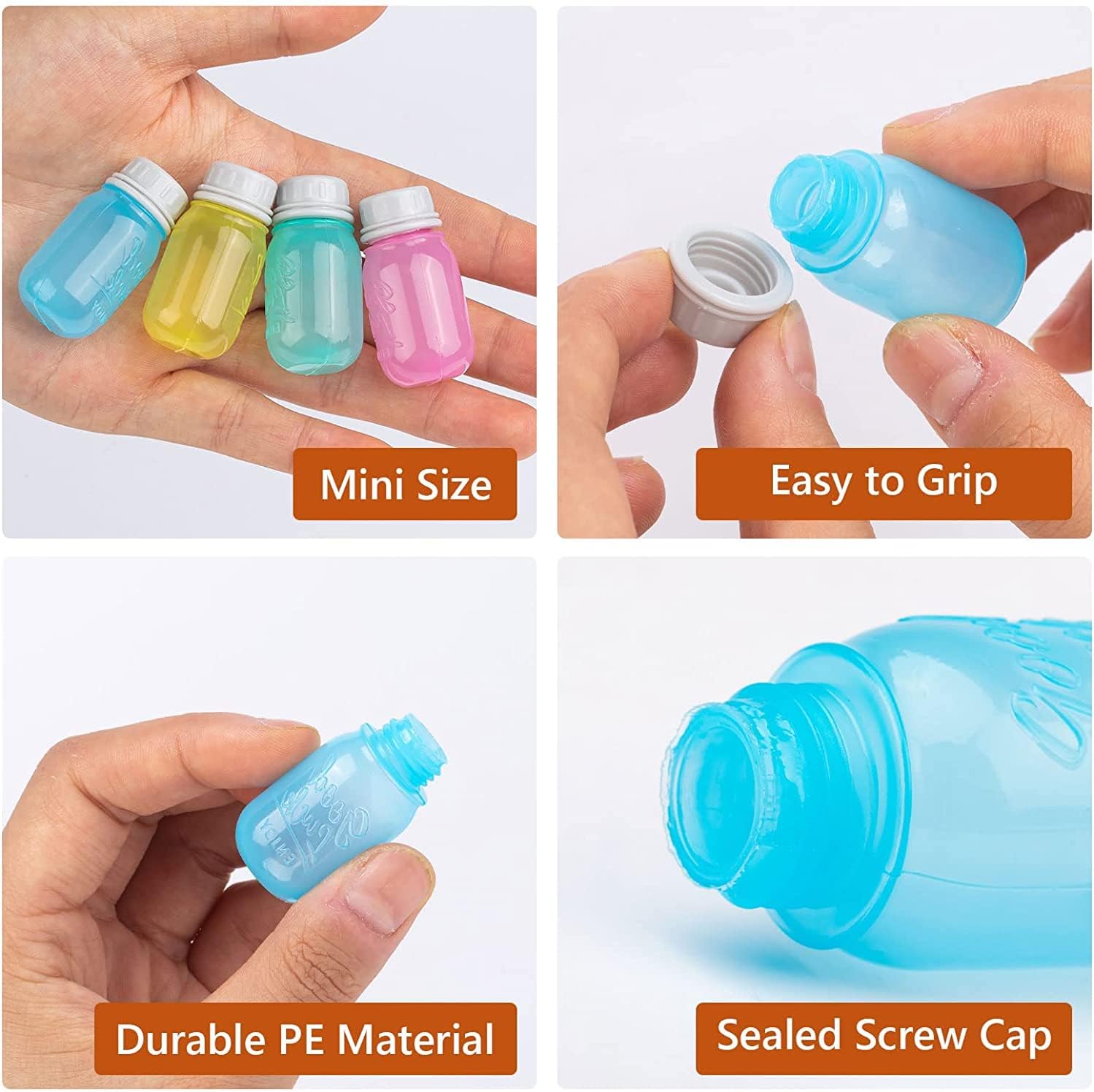 8 Pieces Heart Shaped Condiment Containers with Lids