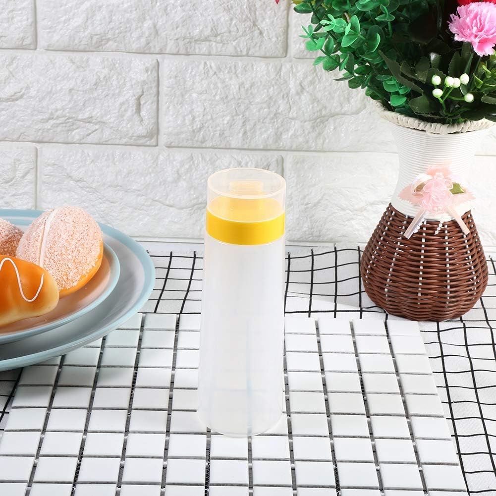 Agatige 10oz Ketchup Squeeze Bottles with 4 Holes and Leak Proof Flip Lid